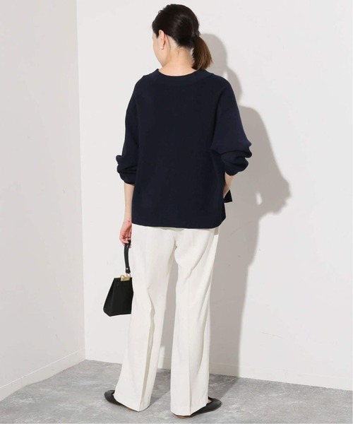 SLOBE IENA（スローブイエナ）の「《WEB・一部店舗限定/追加》スムースニットカーディガン（カーディガン/ボレロ・レディース・ホワイト/ネイビー/イエロー・FREE）」の7枚目の写真