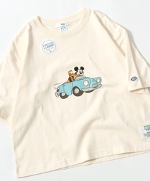 DISCUS ATHLETIC×Disneyコラボ 選べる着丈 ミッキーマウスプリントTシャツ/ディスカスアスレチック/ディズニー