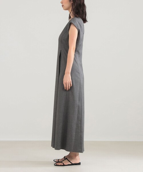 Demi-Luxe BEAMS(デミルクス ビームス)の「【8/6値下げ】AK+1 / Vネック フレア ノースリーブ ワンピ―ス(ワンピース・レディース・ブラウン系その他4/ブラック・38/36)」の13枚目の写真