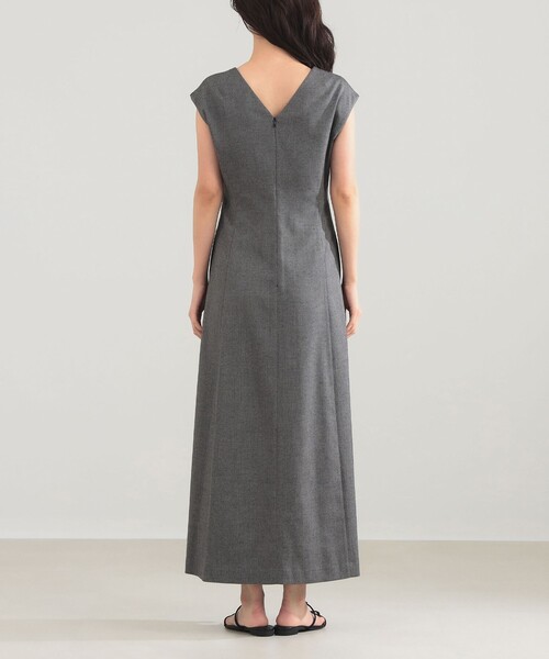 Demi-Luxe BEAMS(デミルクス ビームス)の「【8/6値下げ】AK+1 / Vネック フレア ノースリーブ ワンピ―ス(ワンピース・レディース・ブラウン系その他4/ブラック・38/36)」の14枚目の写真