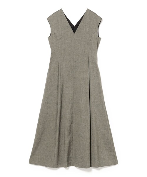 Demi-Luxe BEAMS(デミルクス ビームス)の「【8/6値下げ】AK+1 / Vネック フレア ノースリーブ ワンピ―ス(ワンピース・レディース・ブラウン系その他4/ブラック・38/36)」の20枚目の写真