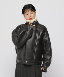 LADY VOLUME（レディーボリューム）の「ライダースジャケット（ライダースジャケット）」