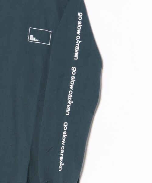 go slow caravan(ゴースローキャラバン)の「USA/C スクエアLOGO バックプリント ロングスリーブ TEE(Tシャツ/カットソー・メンズ・ホワイト/グリーン/ネイビー・MEDIUM/LARGE/X-LARGE)」の20枚目の写真