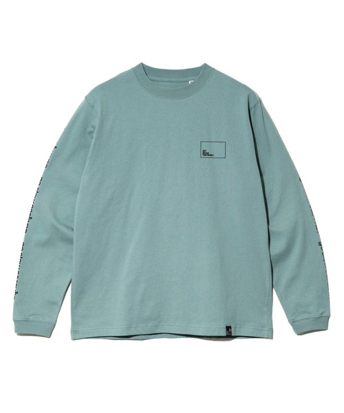 go slow caravan(ゴースローキャラバン)の「USA/C スクエアLOGO バックプリント ロングスリーブ TEE(Tシャツ/カットソー・メンズ・ホワイト/グリーン/ネイビー・MEDIUM/LARGE/X-LARGE)」の16枚目の写真