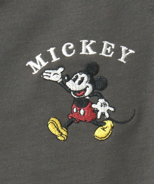 Disney（ディズニー）の「Disney（ディズニー）キャラクターワンポイント刺繍 七分丈 スウェットジョガーパンツ/クロップド丈/ドライ UVカット/レディース ルームウェア ワンマイル（スウェットパンツ・レディース・ネイビー/スミクロ/ホワイト系その他/グレー・L/M）」の5枚目の写真