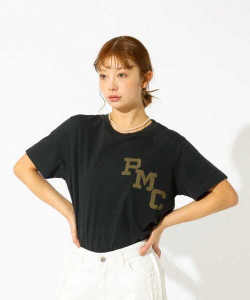 REMI RELIEF（レミレリーフ）の「【REMI RELIEF / レミレリーフ】LW加工T "RMC" / ロゴTシャツ（Tシャツ/カットソー・レディース・グレー/レッド/ネイビー/ブラック・フリー）」の17枚目の写真