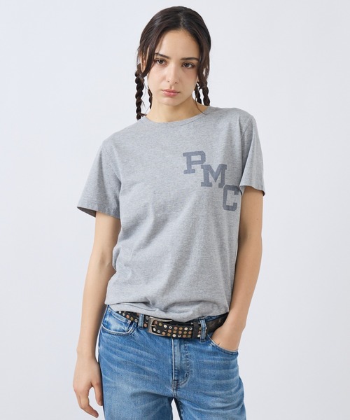 REMI RELIEF(レミレリーフ)の「【REMI RELIEF / レミレリーフ】LW加工T "RMC" / ロゴTシャツ(Tシャツ/カットソー・レディース・グレー/レッド/ネイビー/ブラック・フリー)」の8枚目の写真