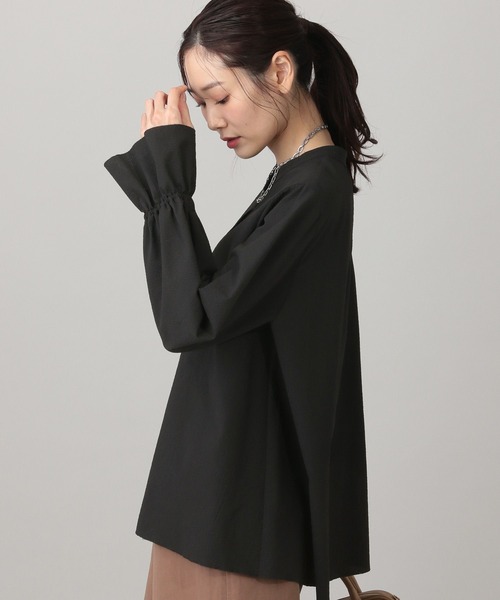 GLOBAL WORK（グローバルワーク）の「MATINEE LINE/襟2WAYシャツ/636110（シャツ/ブラウス・レディース・ライトブルー/ブラック/ホワイト系その他2・LARGE/MEDIUM）」の14枚目の写真