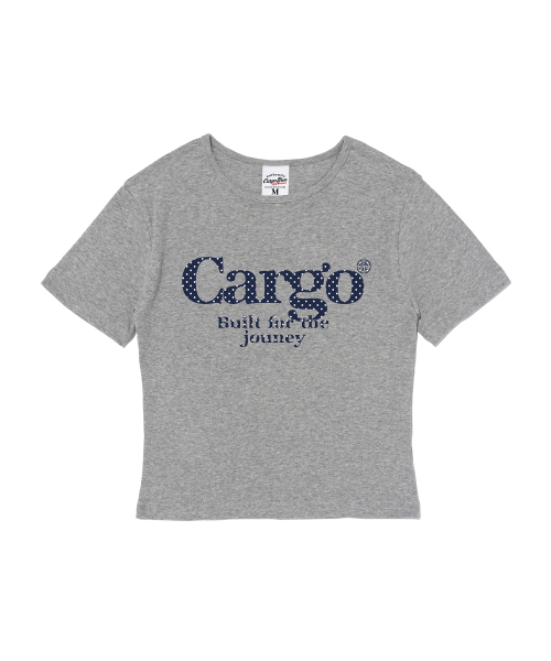 CARGOBROS FOR WOMAN(カーゴブロスフォーウィメン)の「ドットロゴショート半袖Tシャツ(グレー)(Tシャツ/カットソー・レディース・その他・FREE)」の1枚目の写真