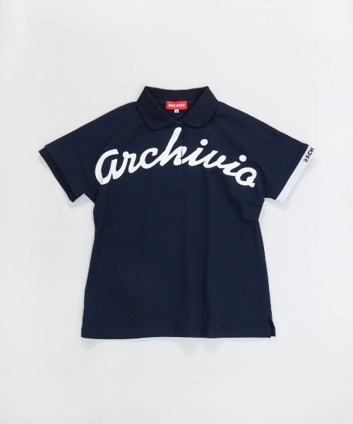 archivio(アルチビオ)の「<LADIES>UV速乾ドルマンポロシャツ(ポロシャツ・レディース・ネイビー/ライトブルー/ホワイト/ピンク・L/M/S)」の4枚目の写真