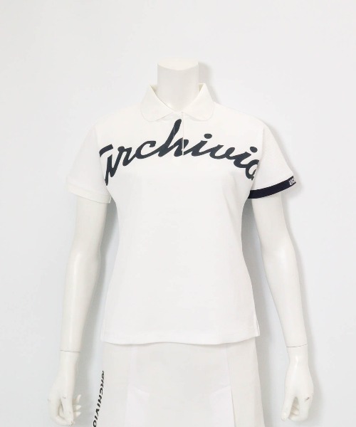 archivio(アルチビオ)の「<LADIES>UV速乾ドルマンポロシャツ(ポロシャツ・レディース・ネイビー/ライトブルー/ホワイト/ピンク・L/M/S)」の2枚目の写真