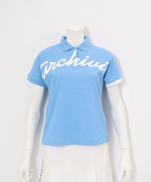 archivio(アルチビオ)の「<LADIES>UV速乾ドルマンポロシャツ(ポロシャツ・レディース・ネイビー/ライトブルー/ホワイト/ピンク・L/M/S)」の6枚目の写真