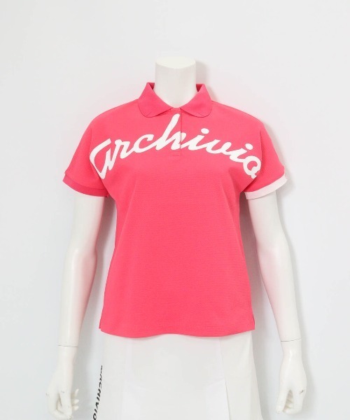 archivio(アルチビオ)の「<LADIES>UV速乾ドルマンポロシャツ(ポロシャツ・レディース・ネイビー/ライトブルー/ホワイト/ピンク・L/M/S)」の10枚目の写真