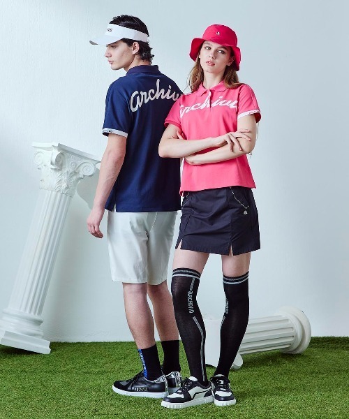 archivio(アルチビオ)の「<LADIES>UV速乾ドルマンポロシャツ(ポロシャツ・レディース・ネイビー/ライトブルー/ホワイト/ピンク・L/M/S)」の19枚目の写真