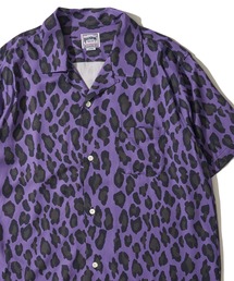 【HOUSTON / ヒューストン】LEOPARD ALOHA SHIRT / レオパード柄アロハシャツ