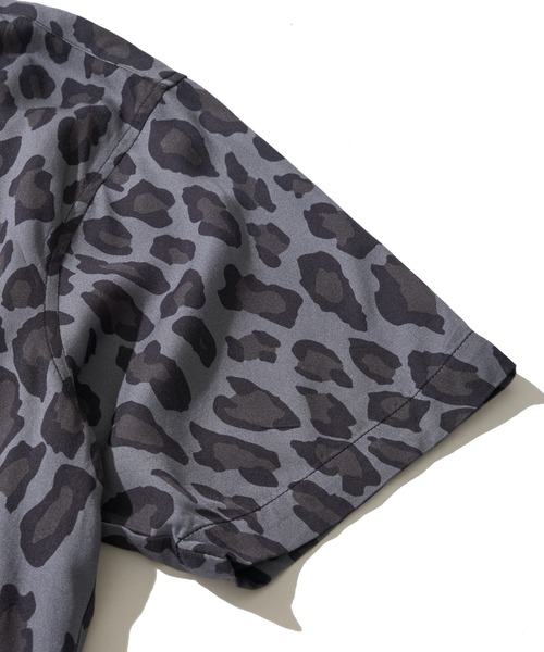HOUSTON(ヒューストン)の「【HOUSTON / ヒューストン】LEOPARD ALOHA SHIRT / レオパード柄アロハシャツ(シャツ/ブラウス・メンズ・パープル/ライム/オフホワイト/チャコール/カーキ/ターコイズブルー・X-LARGE/MEDIUM/LARGE)」の21枚目の写真