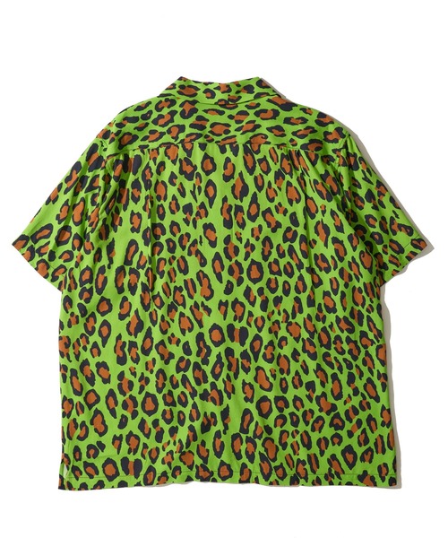 HOUSTON(ヒューストン)の「【HOUSTON / ヒューストン】LEOPARD ALOHA SHIRT / レオパード柄アロハシャツ(シャツ/ブラウス・メンズ・パープル/ライム/オフホワイト/チャコール/カーキ/ターコイズブルー・X-LARGE/MEDIUM/LARGE)」の14枚目の写真