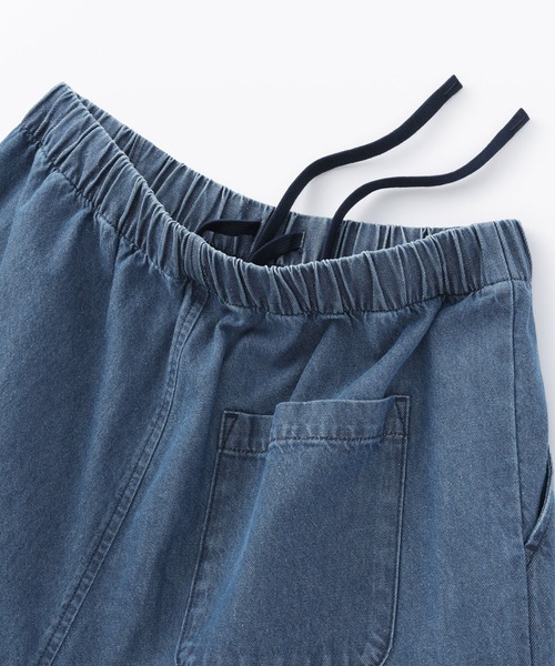 無印良品(ムジルシリョウヒン)の「婦人 洗いざらし デニムイージーテーパードパンツ(デニムパンツ・レディース・ダークネイビー/ブルー・L/M/S/XL)」の8枚目の写真