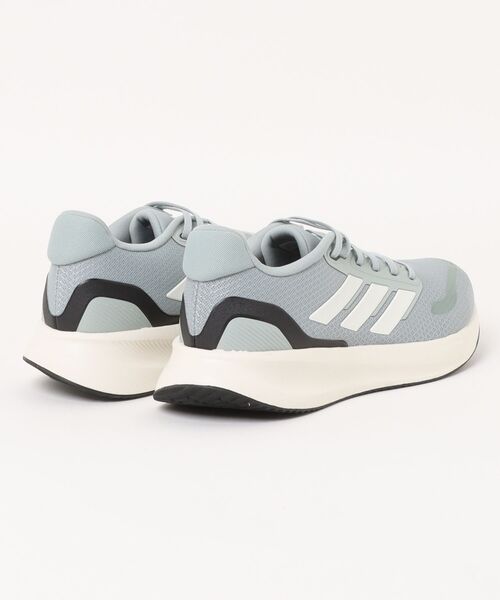 adidas(アディダス)の「adidas アディダス RUNFALCON 5【軽量】メンズスニーカー ランニングシューズ(ランファルコン5) JQ6975 ワンダーセージ/オフホワイト/コアブラック(スニーカー・メンズ・グレー・29.0cm/28.5cm/28.0cm/27.5cm/27.0cm/26.5cm/26.0cm/25.5cm/25.0cm)」の2枚目の写真