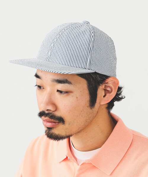 BEAMS PLUS(ビームスプラス)の「6 Panel Regimental Strap Sucker(キャップ・メンズ・ネイビー/その他1/その他2/その他3/その他・ONE SIZE)」の6枚目の写真