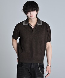 ADRER(�A�h���[)��Compact Short Sleeve Knit Polo / �R���p�N�g �V���[�g�X���[�u �j�b�g �|��(�|���V���c)