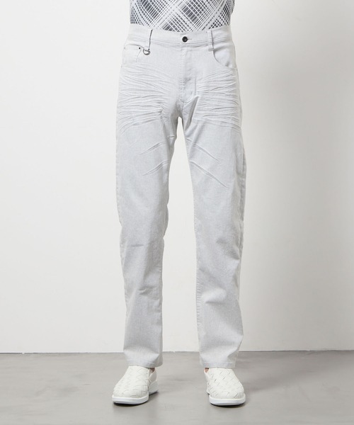 HIDEAWAYS NICOLE(ハイダウェイニコル)の「ライトオンスストレッチデニムパンツ(デニムパンツ・メンズ・オフホワイト/ブルー/インディゴブルー・SMALL/MEDIUM/LARGE/X-LARGE)」の5枚目の写真