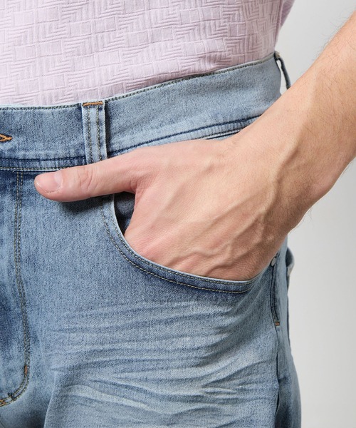 HIDEAWAYS NICOLE(ハイダウェイニコル)の「ライトオンスストレッチデニムパンツ(デニムパンツ・メンズ・オフホワイト/ブルー/インディゴブルー・SMALL/MEDIUM/LARGE/X-LARGE)」の15枚目の写真