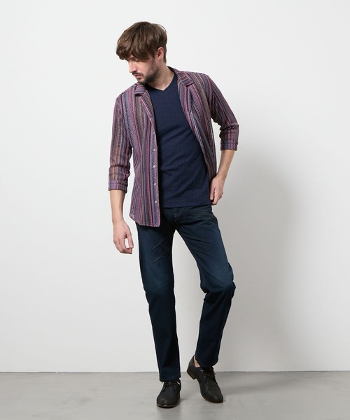 HIDEAWAYS NICOLE(ハイダウェイニコル)の「ライトオンスストレッチデニムパンツ(デニムパンツ・メンズ・オフホワイト/ブルー/インディゴブルー・SMALL/MEDIUM/LARGE/X-LARGE)」の21枚目の写真