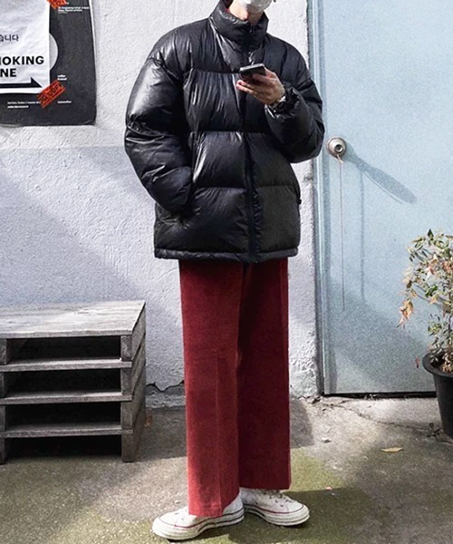 NOWLE（ノウル）の「【NOWLE】ルーズシルエット コーデュロイ センタープレス トラウザーズ / スラックス（スラックス・メンズ・ワインレッド・X-LARGE/LARGE/MEDIUM）」の3枚目の写真