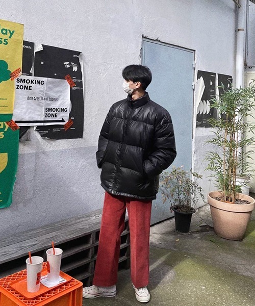 NOWLE（ノウル）の「【NOWLE】ルーズシルエット コーデュロイ センタープレス トラウザーズ / スラックス（スラックス・メンズ・ワインレッド・X-LARGE/LARGE/MEDIUM）」の11枚目の写真