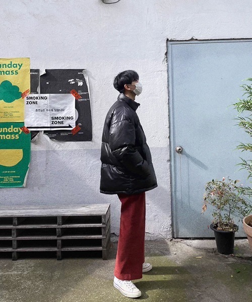 NOWLE（ノウル）の「【NOWLE】ルーズシルエット コーデュロイ センタープレス トラウザーズ / スラックス（スラックス・メンズ・ワインレッド・X-LARGE/LARGE/MEDIUM）」の13枚目の写真