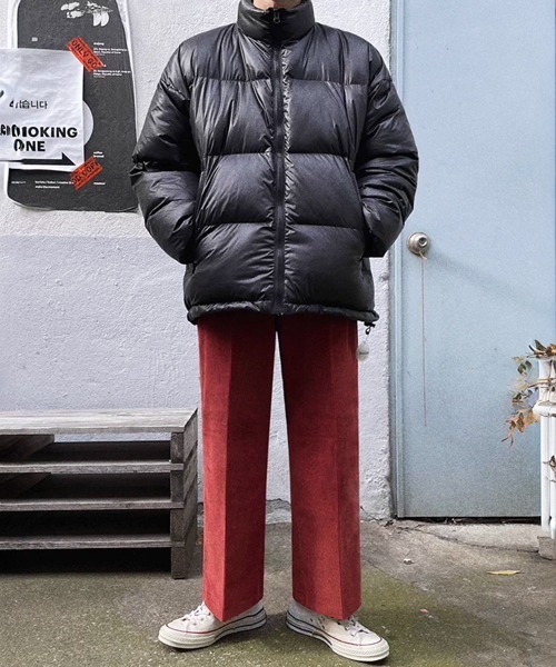 NOWLE（ノウル）の「【NOWLE】ルーズシルエット コーデュロイ センタープレス トラウザーズ / スラックス（スラックス・メンズ・ワインレッド・X-LARGE/LARGE/MEDIUM）」の14枚目の写真