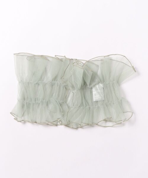 カヤ（カヤ）の「【カヤ】フリルレース帯揚げベルト（ベルト・レディース・グリーン/ホワイト/ブラック/ブルー・FREE）」の4枚目の写真