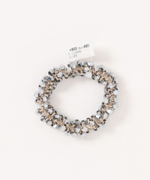 チャイハネ（チャイハネ）の「【チャイハネ】ビジュキラヘアゴム（ヘアゴム・レディース・シルバー/グレー/クリア/ゴールド/ブラック・FREE）」の4枚目の写真