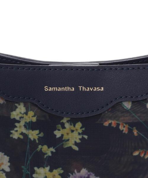 Samantha Thavasa(サマンサタバサ)の「フラワーモチーフチュール ワンハンドルバッグ(ハンドバッグ・レディース・ネイビー/オフホワイト・FREE)」の13枚目の写真