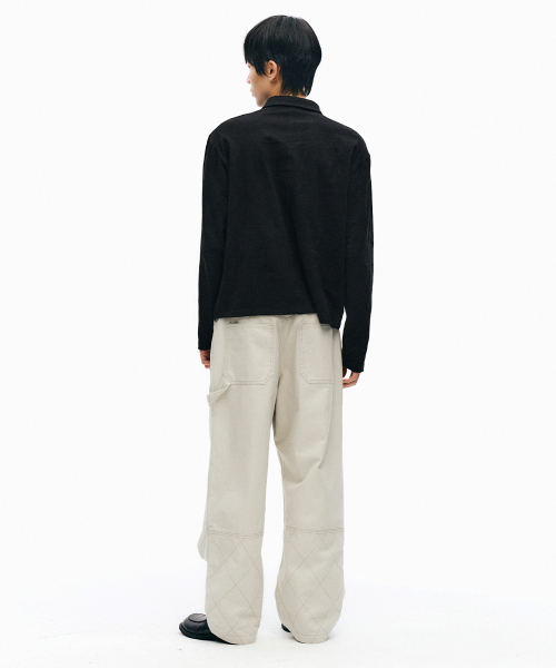 INTEMPOMOOD(インテンポムード)の「ハニカムダブルニワークパンツ_クリーム(その他パンツ・メンズ・クリーム・MEDIUM/LARGE/X-LARGE)」の20枚目の写真