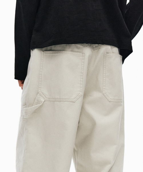 INTEMPOMOOD(インテンポムード)の「ハニカムダブルニワークパンツ_クリーム(その他パンツ・メンズ・クリーム・MEDIUM/LARGE/X-LARGE)」の13枚目の写真