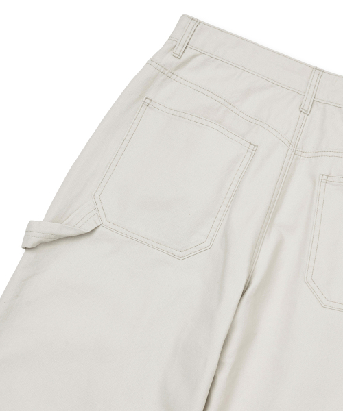 INTEMPOMOOD(インテンポムード)の「ハニカムダブルニワークパンツ_クリーム(その他パンツ・メンズ・クリーム・MEDIUM/LARGE/X-LARGE)」の10枚目の写真