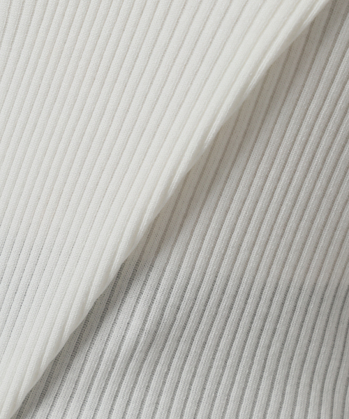 La TOTALITE（ラトータリテ）の「【洗える】バイカラーポロ襟ニット（ニット/セーター・レディース・ホワイト/ネイビー/レモンイエロー・FREE）」の15枚目の写真