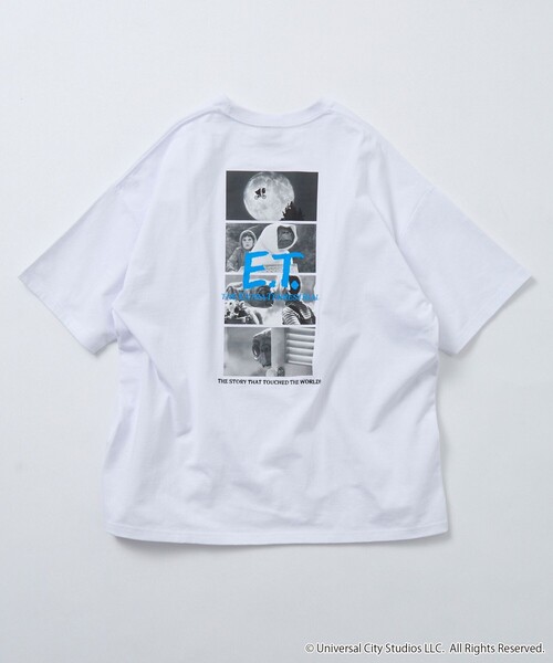 FREAK'S STORE（フリークスストア）の「限定展開 【E.T.】ビッグシルエット バックプリント クルーネック Tシャツ（Tシャツ/カットソー・メンズ・ホワイト/アッシュグレー/スミクロ・LARGE/MEDIUM/SMALL）」の18枚目の写真