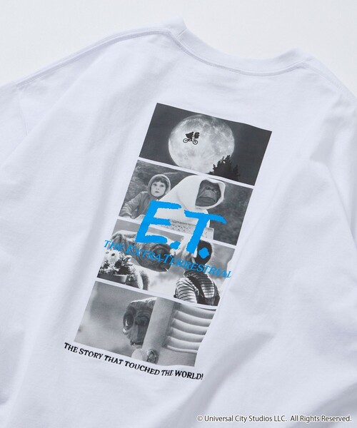 FREAK'S STORE（フリークスストア）の「限定展開 【E.T.】ビッグシルエット バックプリント クルーネック Tシャツ（Tシャツ/カットソー・メンズ・ホワイト/アッシュグレー/スミクロ・LARGE/MEDIUM/SMALL）」の19枚目の写真
