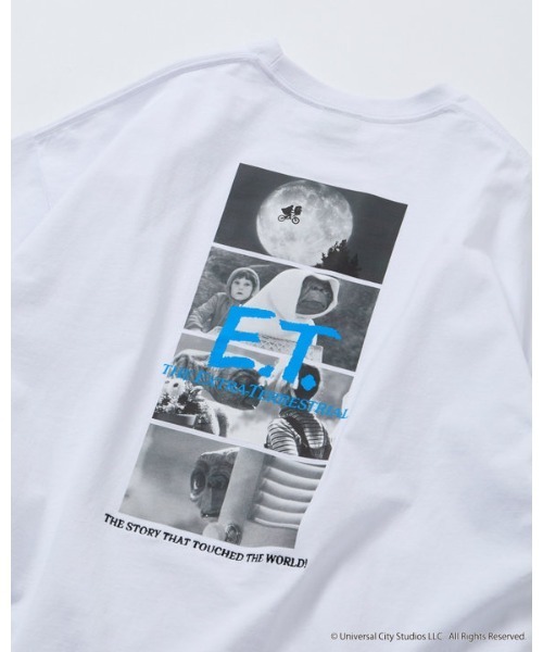 FREAK'S STORE（フリークスストア）の「限定展開 【E.T.】ビッグシルエット バックプリント クルーネック Tシャツ（Tシャツ/カットソー・メンズ・ホワイト/アッシュグレー/スミクロ・LARGE/MEDIUM/SMALL）」の5枚目の写真