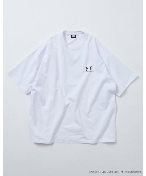 FREAK'S STORE（フリークスストア）の「限定展開 【E.T.】ビッグシルエット バックプリント クルーネック Tシャツ（Tシャツ/カットソー・メンズ・ホワイト/アッシュグレー/スミクロ・LARGE/MEDIUM/SMALL）」の9枚目の写真
