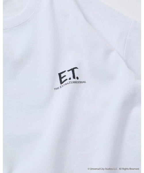 FREAK'S STORE（フリークスストア）の「限定展開 【E.T.】ビッグシルエット バックプリント クルーネック Tシャツ（Tシャツ/カットソー・メンズ・ホワイト/アッシュグレー/スミクロ・LARGE/MEDIUM/SMALL）」の4枚目の写真
