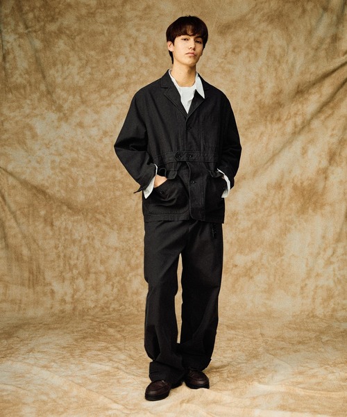 niko and...(ニコアンド)の「【ANDSEWN (アンドソーン)】ビンテージ裾アジャストパンツ(その他パンツ・メンズ・チャコール/キャメル・LARGE/MEDIUM)」の11枚目の写真