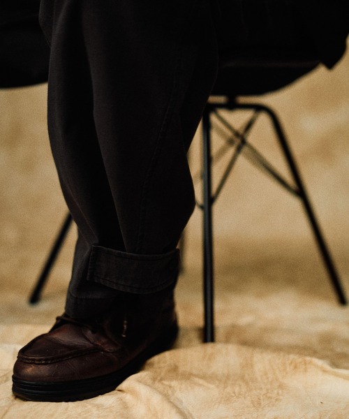 niko and...(ニコアンド)の「【ANDSEWN (アンドソーン)】ビンテージ裾アジャストパンツ(その他パンツ・メンズ・チャコール/キャメル・LARGE/MEDIUM)」の19枚目の写真