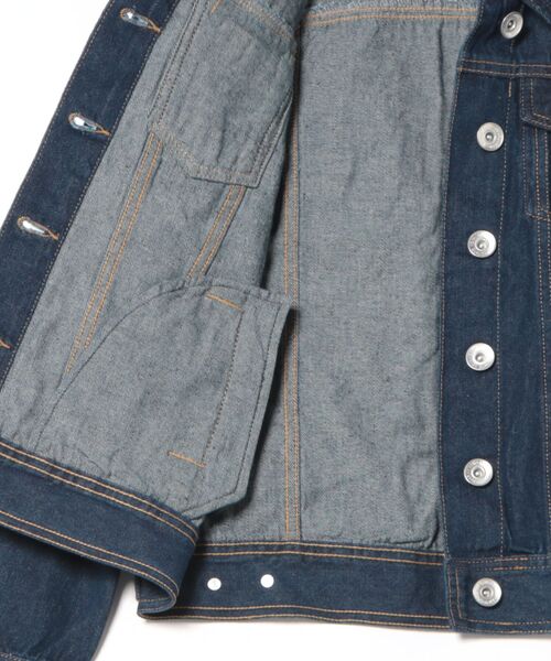 Social GIRL(ソーシャルガール)の「【Social GIRL】ショート丈Gジャン(デニムジャケット・レディース・ネイビー・M)」の2枚目の写真