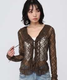 3.3 Field Trip  | 3.3 Field Trip／フロントフリルレースブラウス(カーディガン/ボレロ)