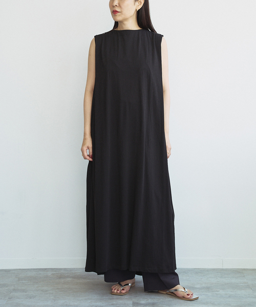 Spick & Span(スピックアンドスパン)の「《追加》コクーンワンピース(ワンピース・レディース・ブラウン/ブラック・FREE)」の1枚目の写真