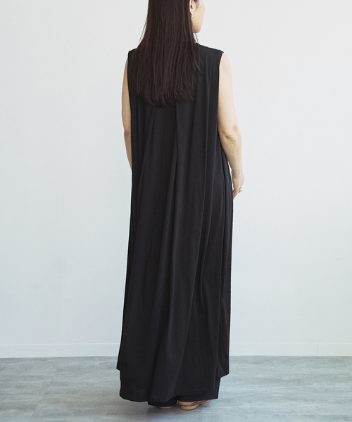 Spick & Span(スピックアンドスパン)の「《追加》コクーンワンピース(ワンピース・レディース・ブラウン/ブラック・FREE)」の6枚目の写真